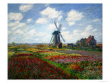 A Field of Tulips in Holland, 1886 Giclee Print