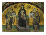Madonna and Child, Flanked by Emperor Justinian (527-565), Left; and Constantine I (280-337)