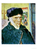 Self-Portrait with Bandaged Ear, c.1889 Giclee Print