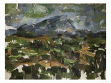 Mont Sainte Victoire Seen from Les Lauves, 1902/06 Giclee Print