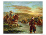 Fording a River in Morocco, 1858