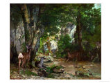 Buy Deer Reserve at Plaisir Fontaine, 1866 at AllPosters.com