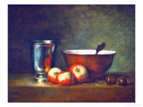 Buy Silver Goblet with Apples at AllPosters.com