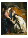 Mystic Engagement of the Beatified Hermann Joseph with the Virgin Mary, 1630