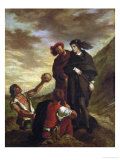 Hamlet and Horatio in the Churchyard
