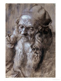 Buy Old Man, or Study for a Saint, Brush Drawing on Brown Paper, 1521 at AllPosters.com