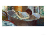 Woman in Her Bath, Washing a Leg, 1883-1884