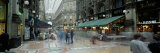 Large Group of People on the Street, Milan, Italy