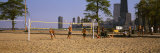 Buy Group of People Playing Beach Volleyball, Chicago, Illinois, USA at AllPosters.com