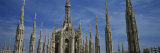 Facade of a Cathedral, Piazza del Duomo, Milan, Italy