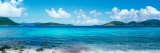 British Virgin Islands, St. John, Sir Francis Drake Channel, View of Sea and Island