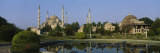 Garden in Front of a Mosque, Blue Mosque, Istanbul, Turkey
