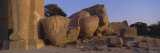 Damaged Statue of an Old Temple, Great Temple of Rameses Ii, Luxor, Egypt