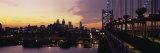Bridge over a River, Benjamin Franklin Bridge, Philadelphia, Pennsylvania, USA