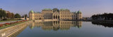 Manmade Lake Outside a Vintage Building, Belvedere Palace, Vienna, Austria