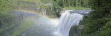 Rainbow over a Waterfall, Upper Mesa Falls, Targhee National Forest, Idaho, USA