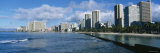 Buildings on the Waterfront, Waikiki Beach, Waikiki, Oahu, Hawaii, USA