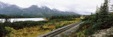 Buy Railroad Track Passing through a Landscape, Yukon Railroad, Summit Lake, White Pass, Alaska, USA at AllPosters.com