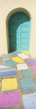Multi-Colored Tiles in Front of a Door, Balboa Park, San Diego, California, USA