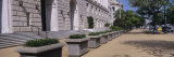 Potted Plants in Front of a Building, Constitution Avenue, Washington D.C., USA