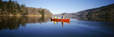 Family Canoeing on a Lake, Stone Lagoon, California, USA