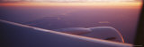 Airplane Wing at Dusk