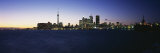 Buildings Lit Up at Dusk, Toronto, Ontario, Canada