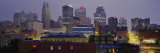 Buy Buildings Lit Up at Dusk, Kansas City, Missouri, USA at AllPosters.com