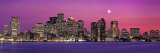 Buy Urban Skyline by the Shore at Night, Boston, Massachusetts, USA at AllPosters.com