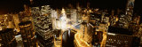 Buy City at Night, Chicago River, Chicago, Illinois, USA at AllPosters.com