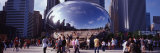 Tourists Walking in the Park, Sbc Plaza, Millennium Park, Chicago, Illinois, USA