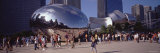 Tourists Walking in the Park, Sbc Plaza, Millennium Park, Chicago, Illinois, USA