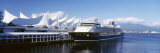 Cruise Ship Docked at a Harbor, Vancouver, British Columbia, Canada
