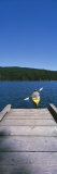 Kayaker on a Lake, Mountain Lake, Orcas, Washington State, USA