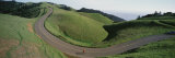 Person Cycling on the Road, Bolinas Ridge, Marin County, California, USA