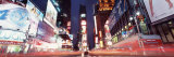 Sign Boards Lit Up at Night, Times Square, New York, USA