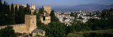 Palace with a City in the Background, Alhambra, Granada, Andalusia, Spain