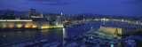 Boats Docked at a Port, Old Port, Marseille, Bouches-Du-Rhone, Provence-Alpes-Cote Daze, France