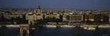 Buildings at the Waterfront, Chain Bridge, Danube River, Budapest, Hungary