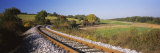 Buy Railroad Track Passing through a Landscape, Germany at AllPosters.com