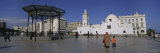Tourists Walking in Front of a Mosque, Jamaa-El-Jedid, Algiers, Algeria