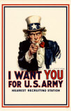 Buy I Want You For US Army at AllPosters.com
