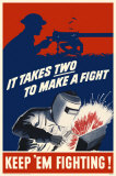 Buy Keep 'Em Fighting at AllPosters.com