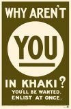 Buy Why Aren't You in Khaki at AllPosters.com