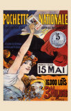 Buy Loterie-Pochette Nationale, 1907 at AllPosters.com