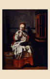 Buy Jeune Fille Cousant at AllPosters.com