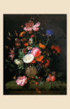 Buy Bouquet de Fleurs dans un Vase de Pierre, 1677 at AllPosters.com