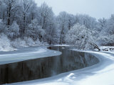 Nerussa River Beginning to Freeze, Bryansky Les Zapovednik, Russia