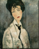 Woman in Black Tie, 1917