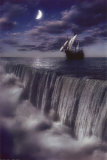Sailboat and Waterfall at Earth's End